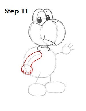 How to Draw Koopa Troopa Step 11
