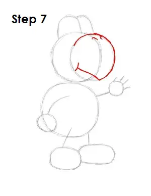 How to Draw Koopa Troopa Step 7