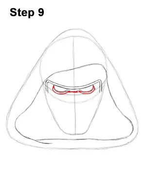 Draw Kylo Ren Star Wars 9