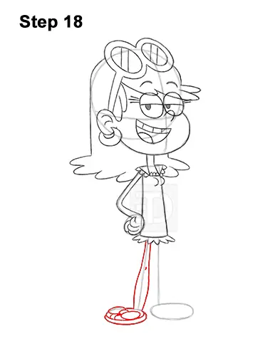 How to Draw Leni The Loud House Sister 18
