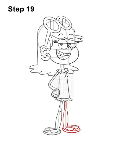 How to Draw Leni The Loud House Sister 19