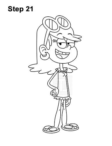 How to Draw Leni The Loud House Sister 21