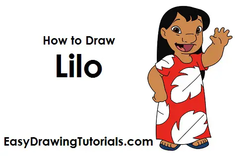 How to Draw Lilo (Lilo & Stitch)