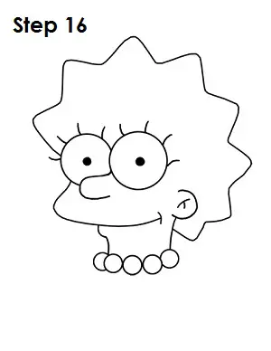 Lisa simpson deals drawing