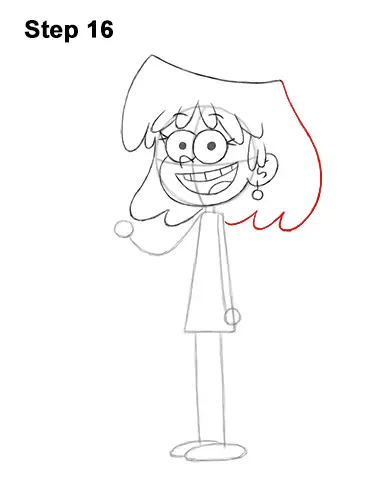 How to Draw Lori Loud House Full Body 16