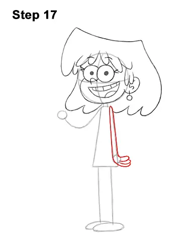 How to Draw Lori Loud House Full Body 17