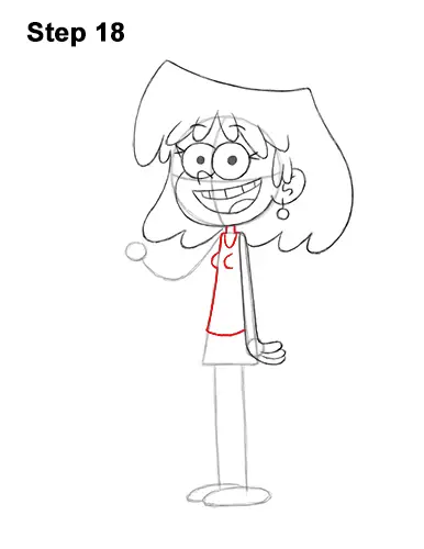 How to Draw Lori Loud House Full Body 18