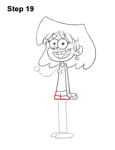 How to Draw Lori Loud House Full Body 19