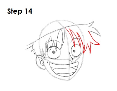 Draw Luffy 14