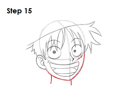 Draw Luffy 15
