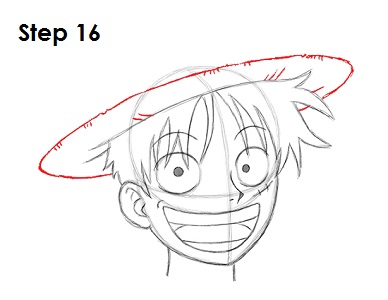 Draw Luffy 16