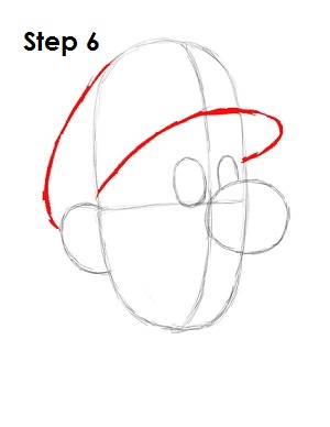 How to Draw Luigi Step 6