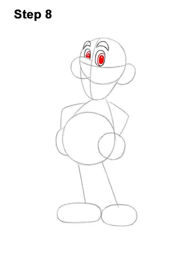 How to Draw Luigi Super Mario Nintendo Full Body 8