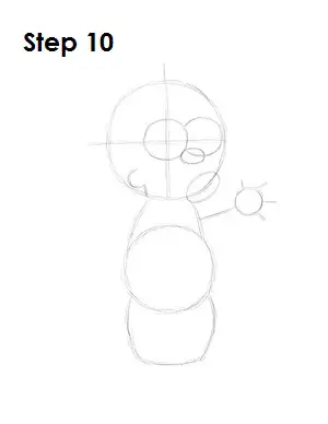 How to Draw Maggie Simpson Step 10