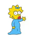 How to Draw Maggie Simpson Full Body
