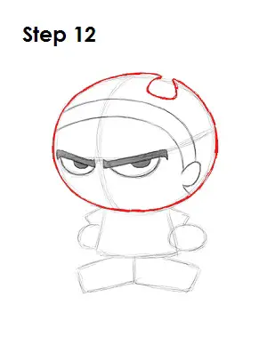 How to Draw Mandy Step 12