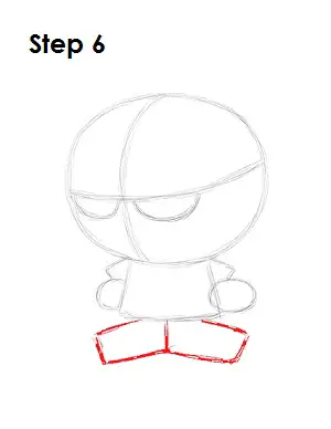 How to Draw Mandy Step 6
