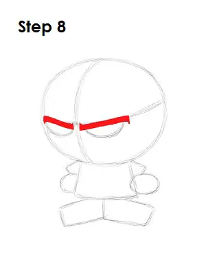 How to Draw Mandy Step 8