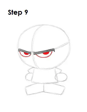 How to Draw Mandy Step 9
