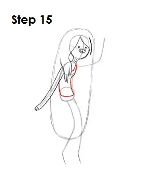 Draw Marceline Step 15