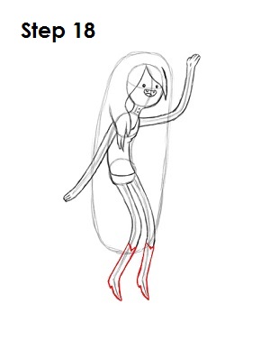 Draw Marceline Step 18