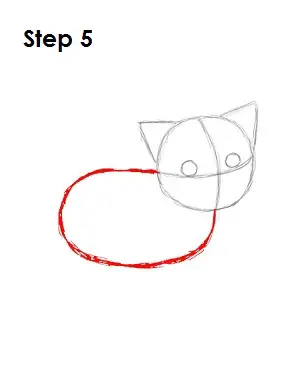 How to Draw Marie Step 5