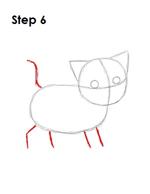 How to Draw Marie Step 6