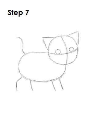 How to Draw Marie Step 7