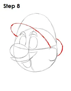 Draw Mario Nintendo Step 8