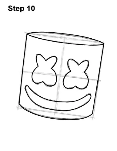 Download Marshmello Iphone Sketch Art Wallpaper | Wallpapers.com