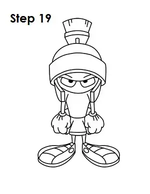 How To Draw Marvin The Martian This is my 8 year old son ed in his marvin the martian costume. how to draw marvin the martian