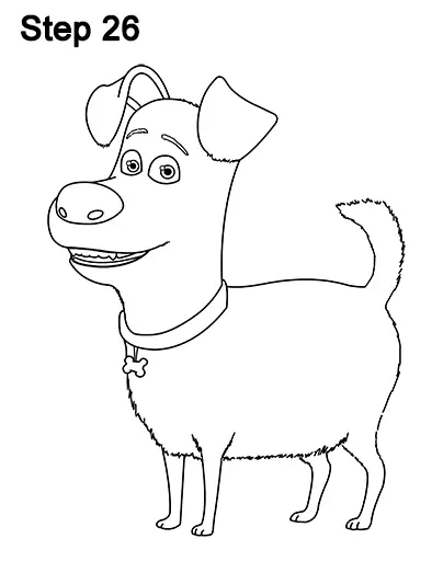 Draw Max Secret Life of Pets 26