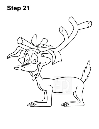 How to Draw Max Dog Grinch Stole Christmas 21