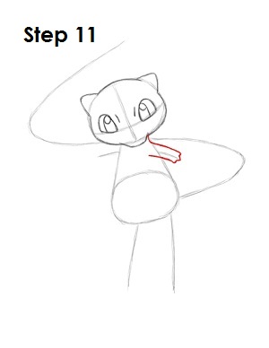 How to Draw Mew Step 11