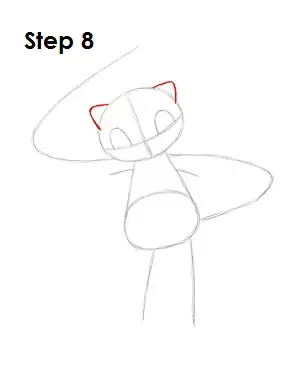 How to Draw Mew Step 8