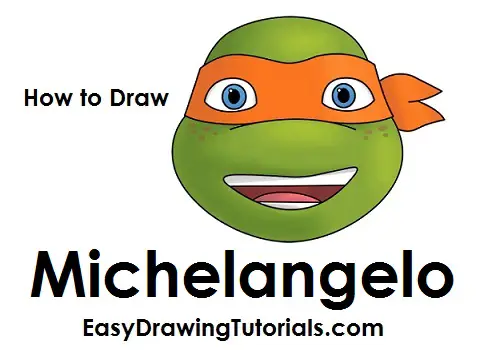 michelangelo ninja turtle face template