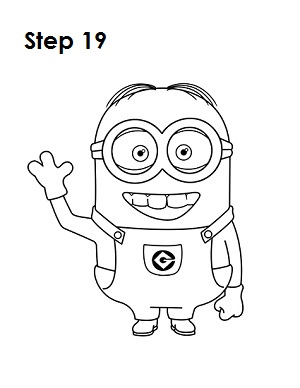 How to Draw Minion Step by Step Easy  YouTube