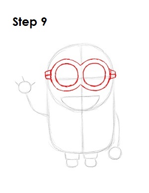 How to Draw a Minion Step 9