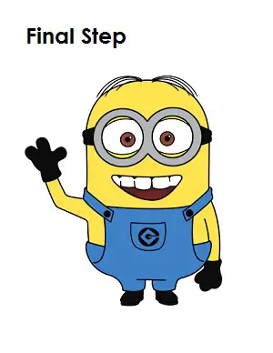 How to Draw a Minion Step 20