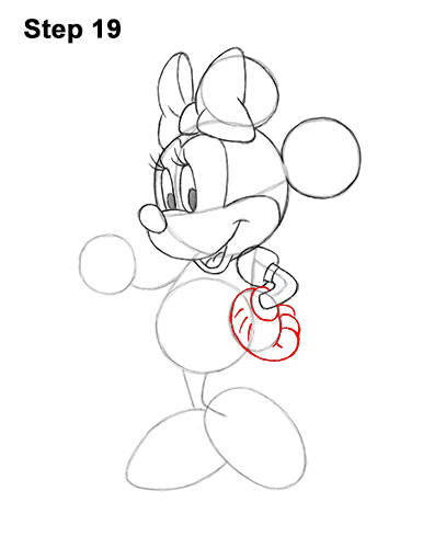 minnie mouse body parts