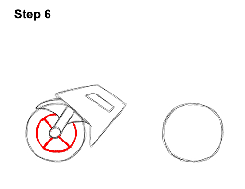 How to Draw Cartoon Sport Bike Motorcycle 6