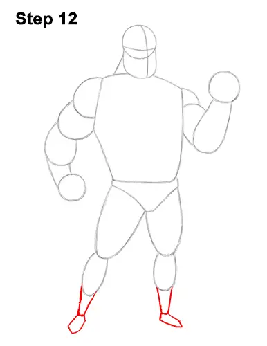 How to Draw Mr. Incredible Bob Parr 12