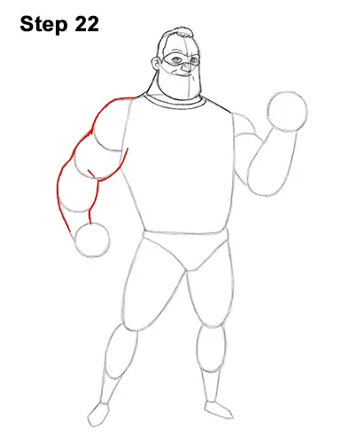 How to Draw Mr. Incredible Bob Parr 22