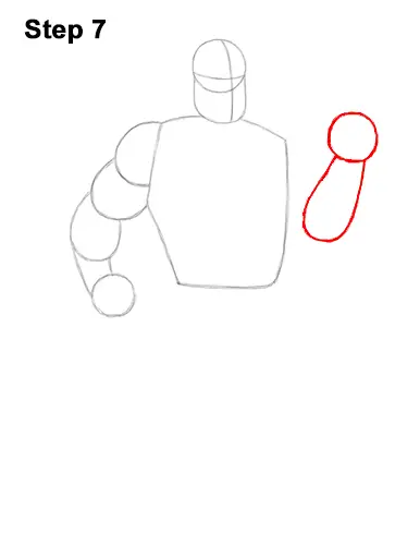 How to Draw Mr. Incredible Bob Parr 7