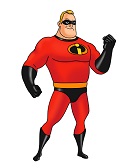 How to Draw Mr. Incredible Bob Parr Dad