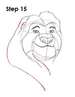 Draw Mufasa 15