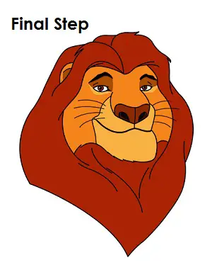 Draw Mufasa Lion King