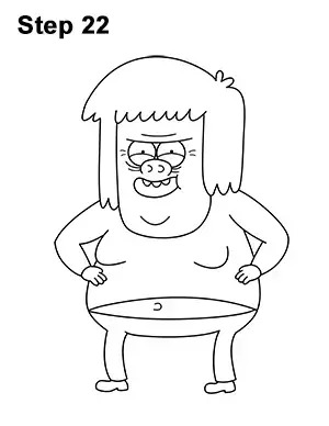 How To Draw Muscle Man Regular Show The first step to drawing muscle man is going to be to draw a large oval for his head, and a square shape underneath for his body. how to draw muscle man regular show