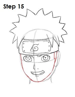 How to draw NARUTO for beginners step by step 