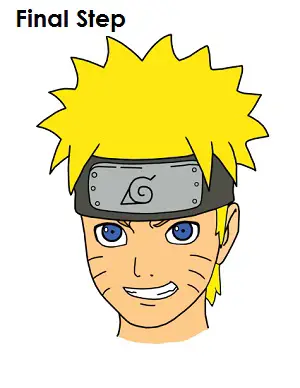How to Draw Naruto Last Step